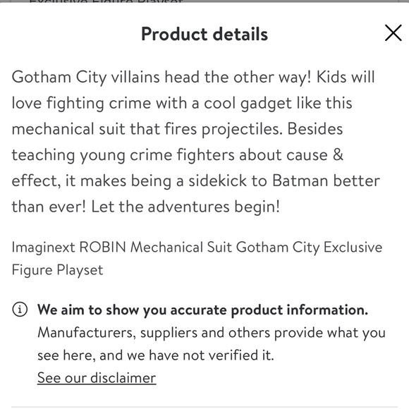 Imaginext DC Superheroes Robin Mech Suit - Picture 6 of 6